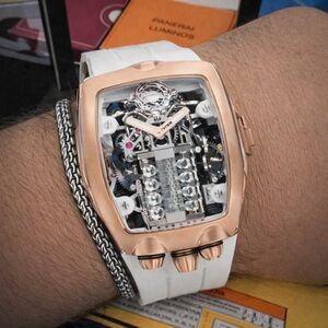 Montres Prestige X Invicta Automatic Men’s Skeleton Watch 44mm White MPW-0159